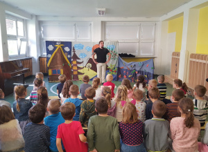 Przedstawienie teatralne „Rybak i żuraw”