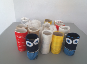 Wystawa przedmiotów wykonanych z recyklingu