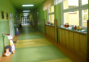 Korytarz przedszkola na parterze